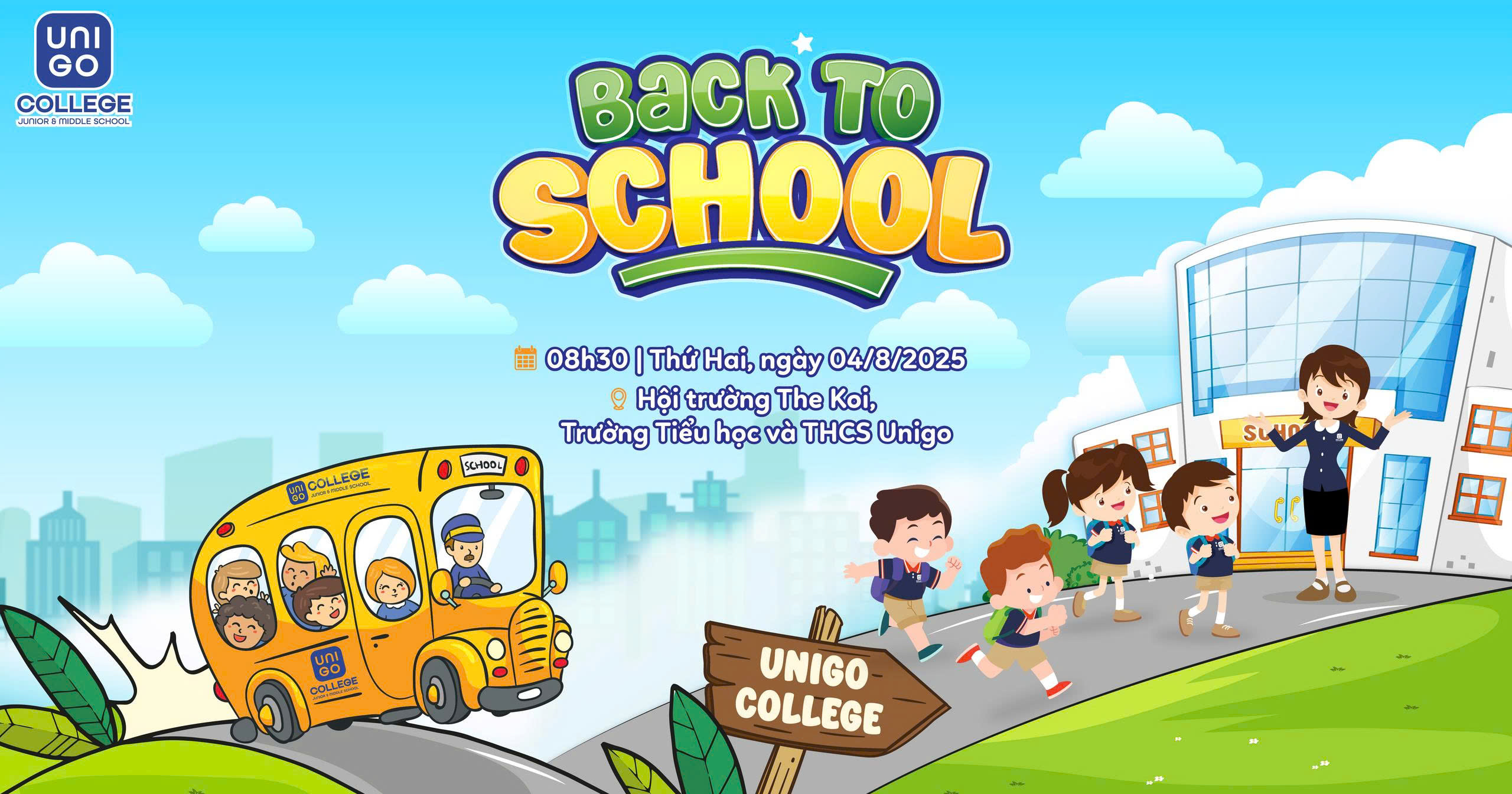 BACK TO SCHOOL 2025 – KHỞI ĐẦU HÀNH TRÌNH & CHÀO ĐÓN NĂM HỌC MỚI CÙNG UNIGO! 